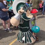 Lansing bike helmet giveaway Sparty