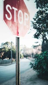 private property stop signs