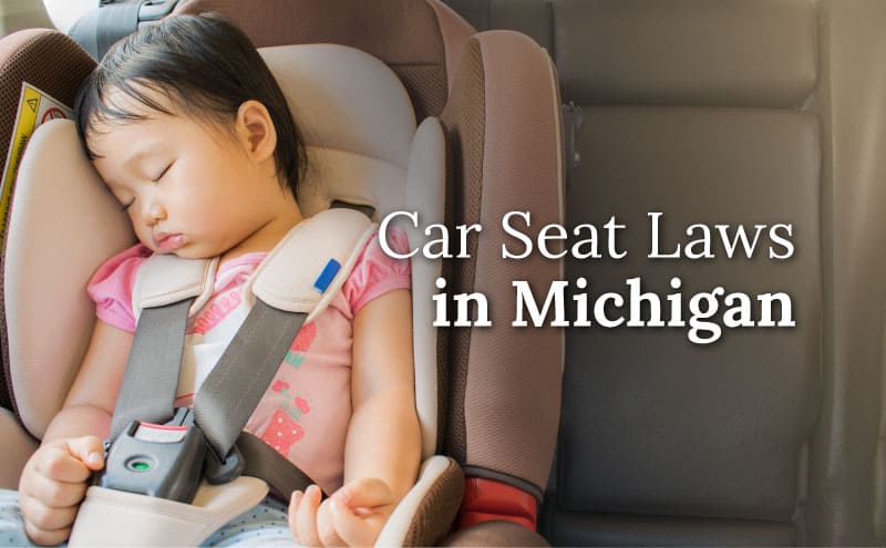 young child in car seat sleeping