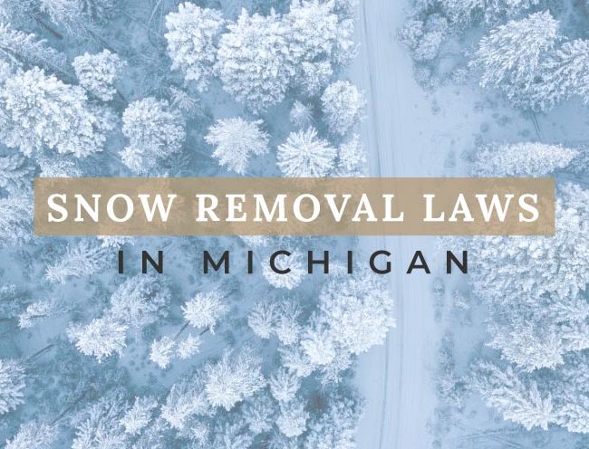 Snow Removal Laws in Michigan