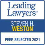 Attorney Steven Weston 2021 Leading Lawyers badge