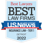Best Law Firms 2022 Badge for Insurance Law