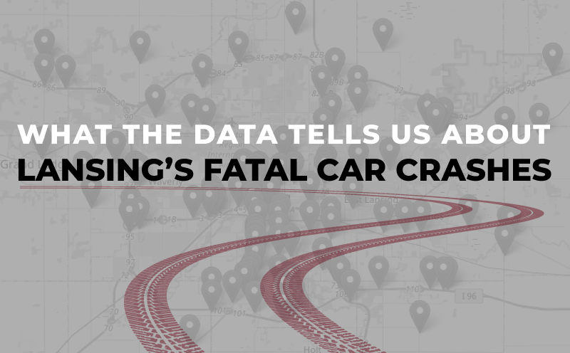 lansing car crash data points background - "what the data tells up about lansing's fatal car crashes"
