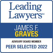 Leading Lawyers Badge James Graves Peer Selected 2022