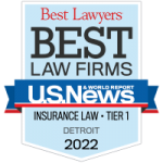 Best Law Firms US News Badge Insurance Law 2022
