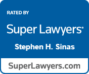 Steve Sinas Super Lawyers Badge
