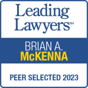 Brian McKenna Leading Lawyers Badge 2023