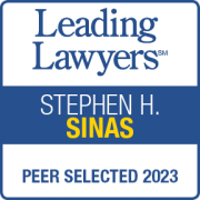 Stephen Sinas Leading Lawyers Badge 2023