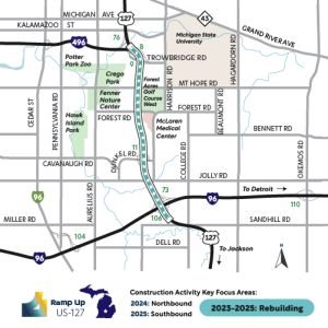 Corridor-Map-US127-I96-I496