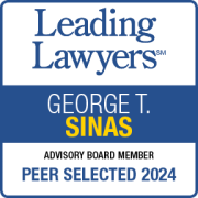 George Sinas Leading Lawyer Badge 2024