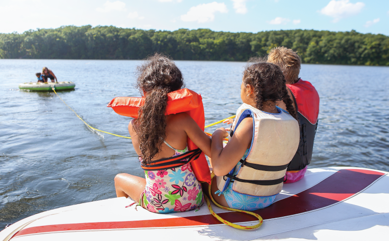 Boating safety in Michigan requires a boat with life jackets and following Michigan's boating laws