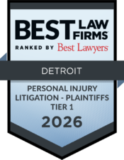 Best Law Firms - Regional Tier 1 Badge - Sinas Dramis Detroit