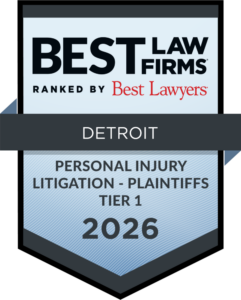 Best Law Firms - Regional Tier 1 Badge - Sinas Dramis Detroit