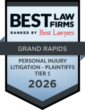 Best Law Firms - Regional Tier 1 Badge - Sinas Dramis Grand Rapids