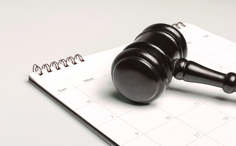 Judge’s gavel on a calendar representing filing deadlines for Michigan car accident claims.