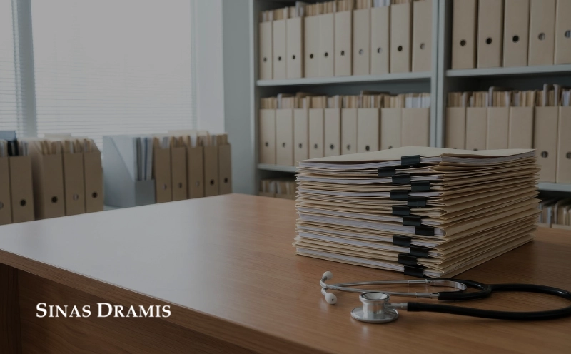Medical records and a stethoscope representing an insurance company's review of a pre-existing injury claim.