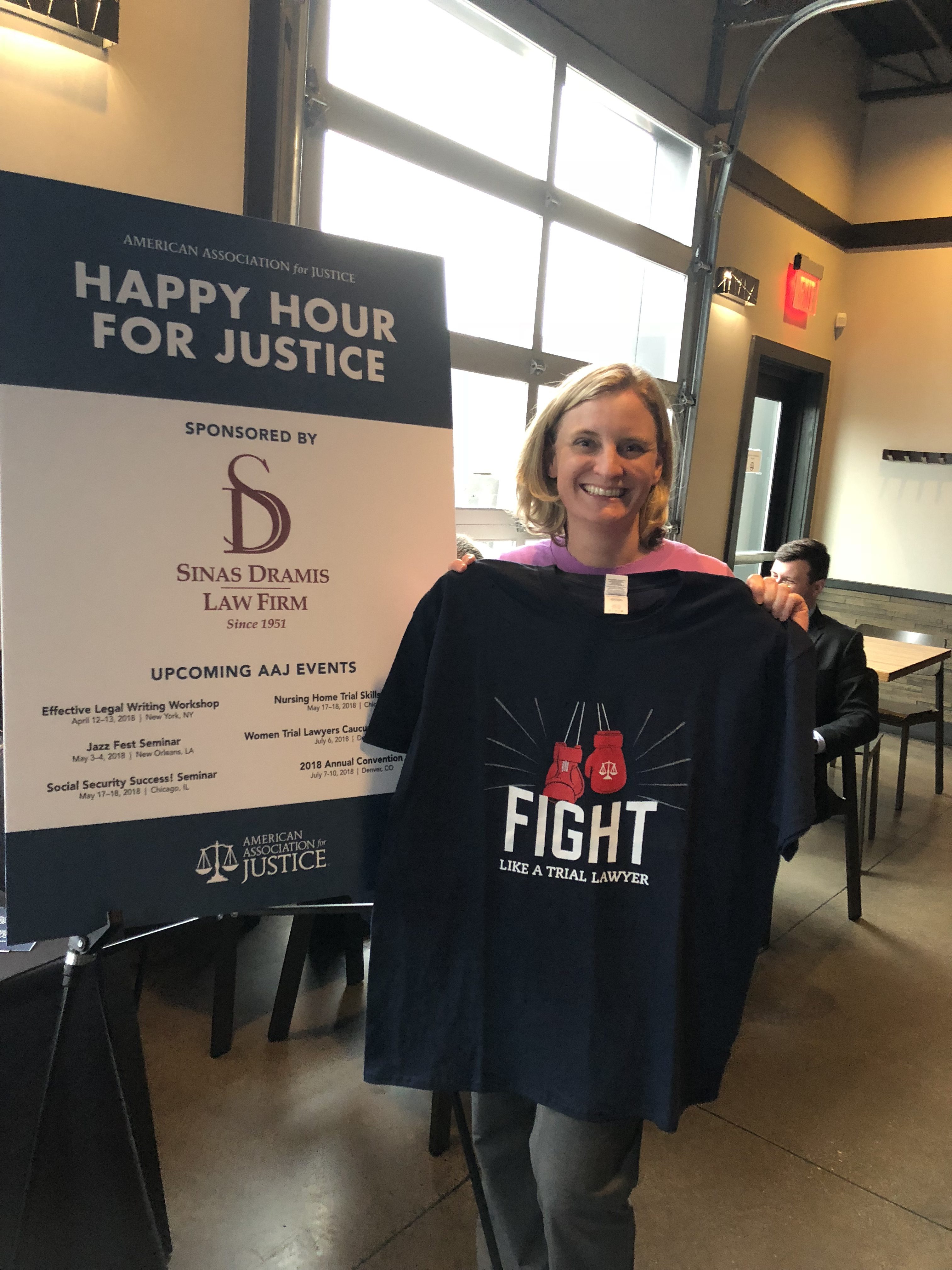 West Michigan Personal Injury Attorney Adrian Copeland AAJ Event