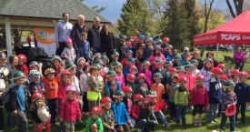 Traverse City Bike Helmet Giveaway: Hundreds Of Kids Get Properly Fitted Head Gear