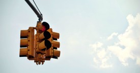 Saginaw Broadbent Intersection – Light Installed and Operational