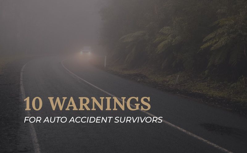10 Warning Signs for People Injured in Michigan Accidents  