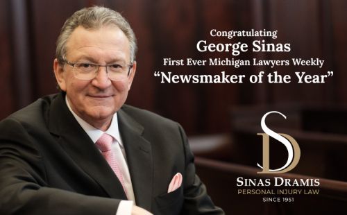 Celebrating the Achievements of George Sinas: Michigan Lawyers Weekly “Newsmaker of the Year”