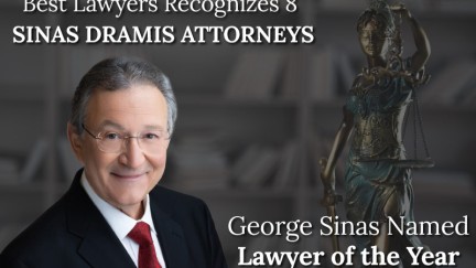 George Sinas Named 2025 “Lawyer of the Year” as Sinas Dramis Law Firm Celebrates Multiple Best Lawyers Honors