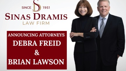 Sinas Dramis Adds Two Attorneys and Continues its Commitment to Personal Injury Excellence Throughout Michigan