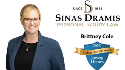 Sinas Dramis Law Firm Celebrates Award-Winning Lansing Paralegal