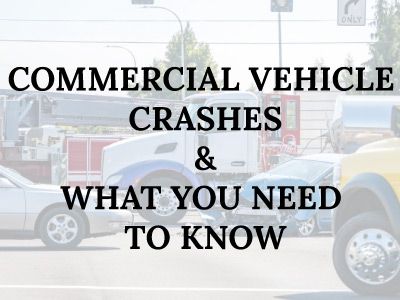 How Commercial Vehicle Crashes Differ From Other Motor Vehicle Crashes in Michigan