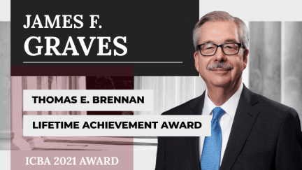 James F. Graves Receives Thomas E. Brennan Lifetime Achievement Award