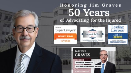 Congratulating Attorney Jim Graves on 50 Years of Practice