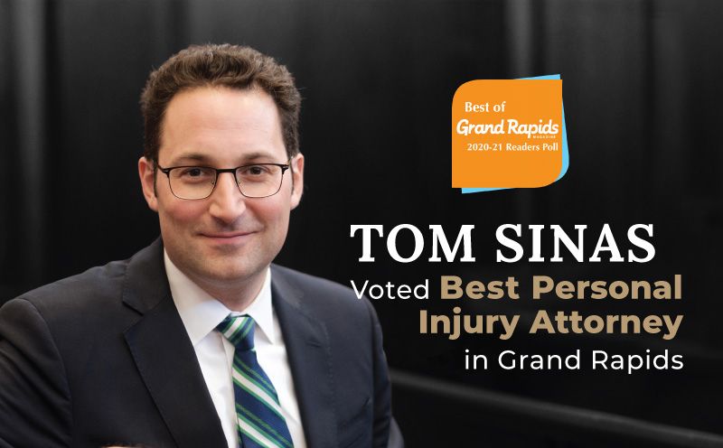 Tom Sinas Receives “Best of Grand Rapids” Distinction by Grand Rapids Magazine