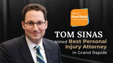 Tom Sinas Receives “Best of Grand Rapids” Distinction by Grand Rapids Magazine