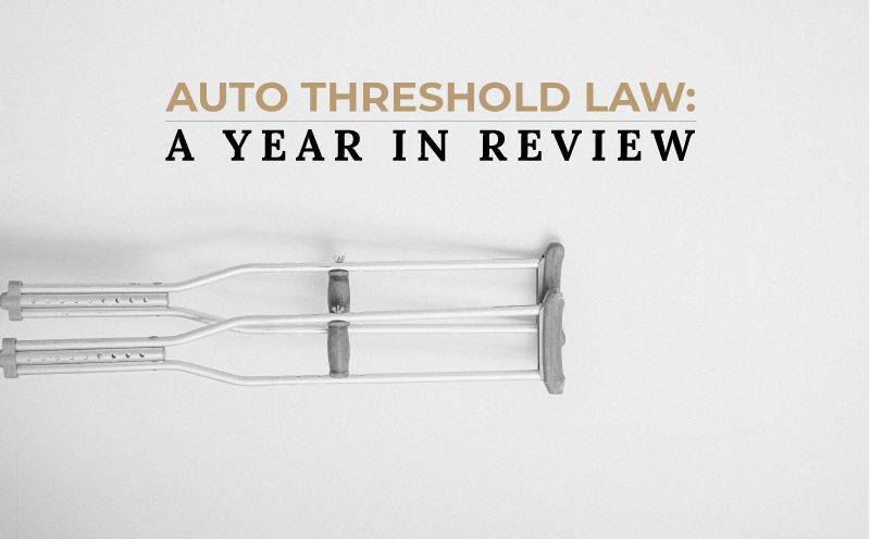 Auto Threshold Law – A Year in Review