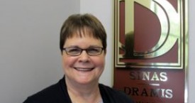 Sinas Dramis Legal Assistant Nancy Gibson Honored As An “Unsung Legal Hero”