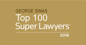 Super Lawyers Honors George Sinas with High Recognitions